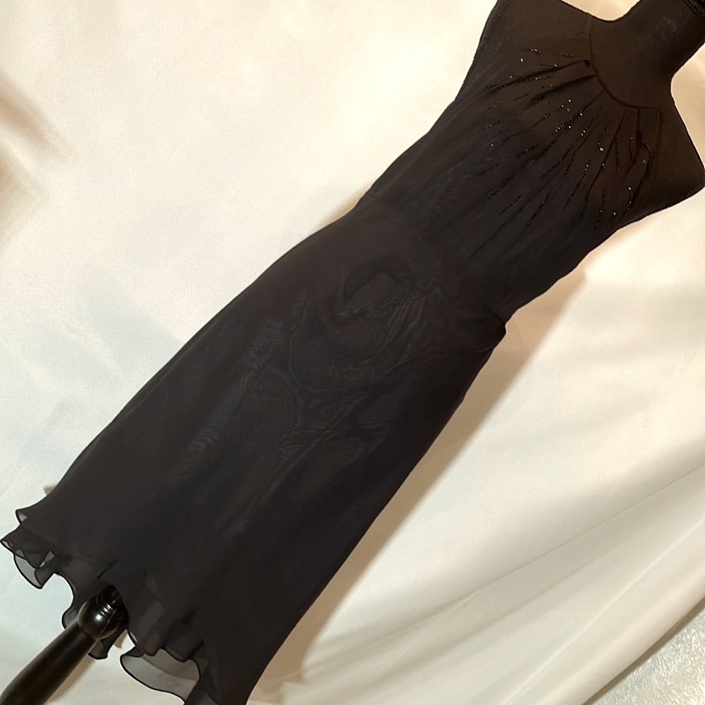 Jones Wear Asymmetrical Black Dress - Picture 3 of 8
